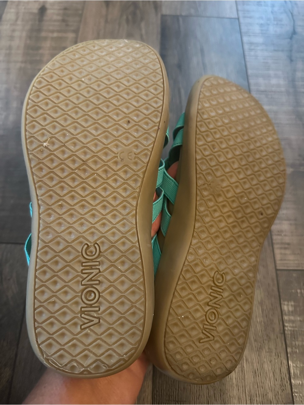 Vionic Tia Women’s Sandals Teal Size 6 EXCELLENT - Picture 4 of 5